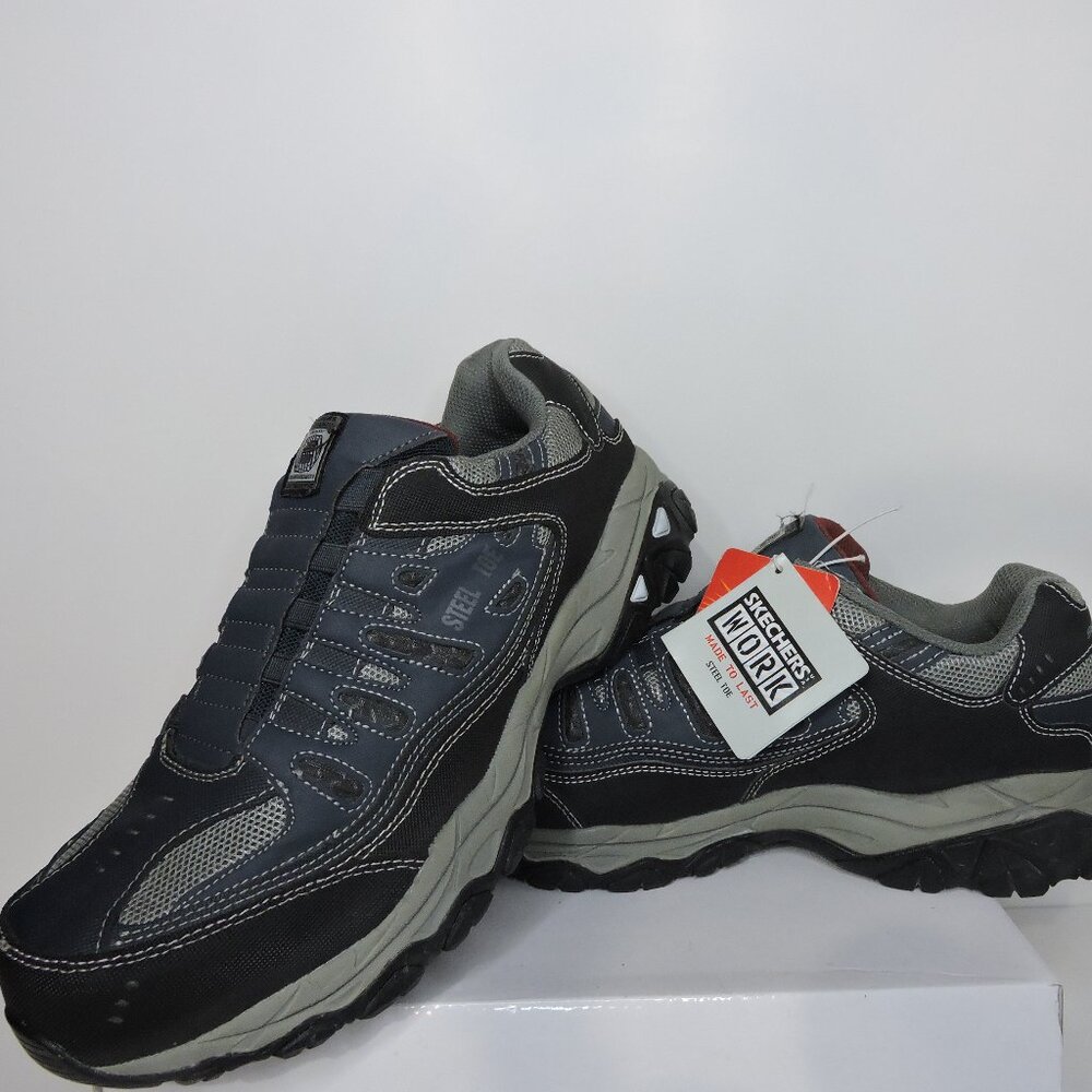 Skechers men's Work: Cankton - Ebbitt ST safety steel toe sneakers brand new